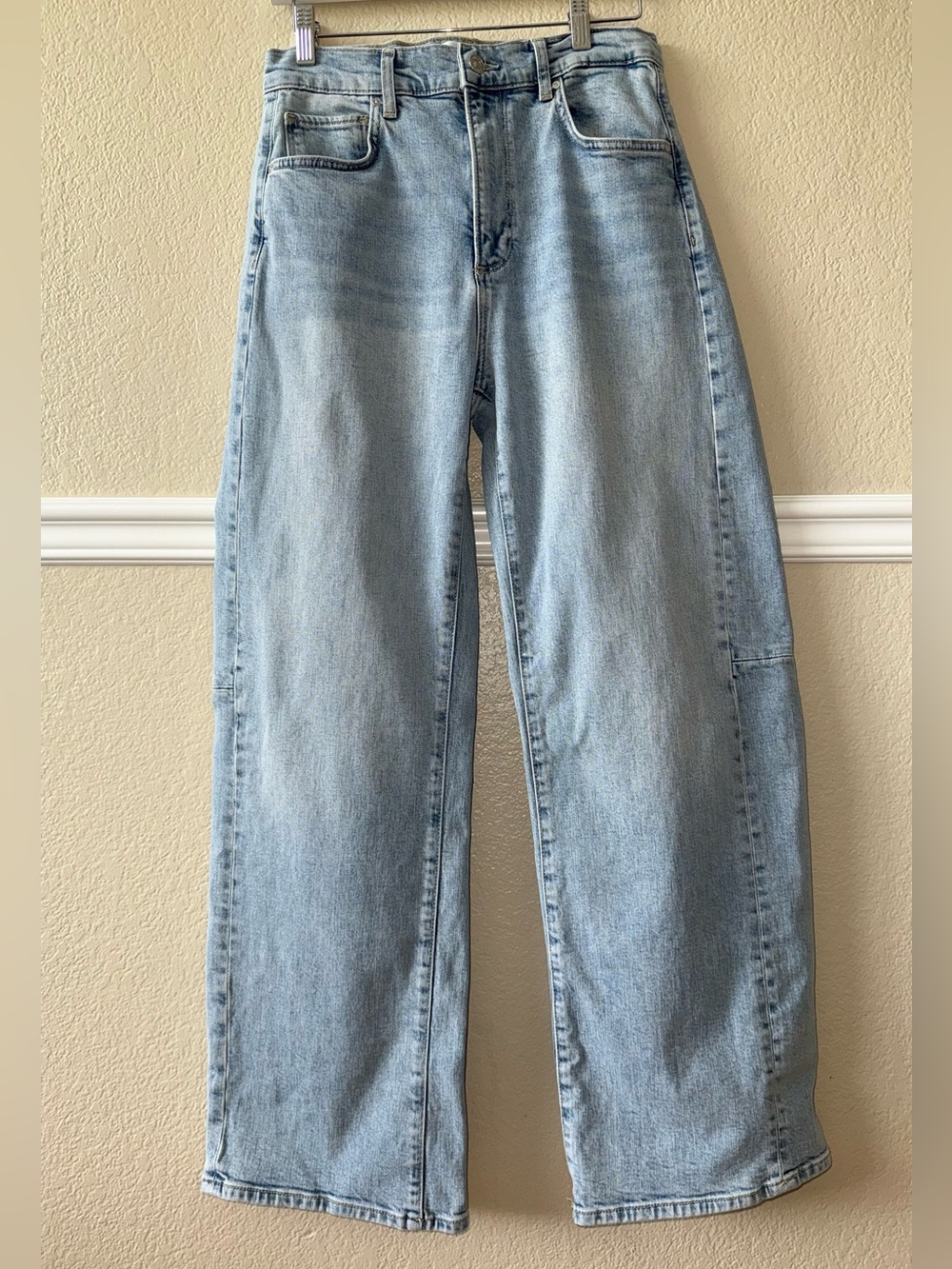 Anthropologie $269 PAIGE Arellia Skimmer High Rise Tapered Jeans Mar Vista 28 - Picture 2 of 15